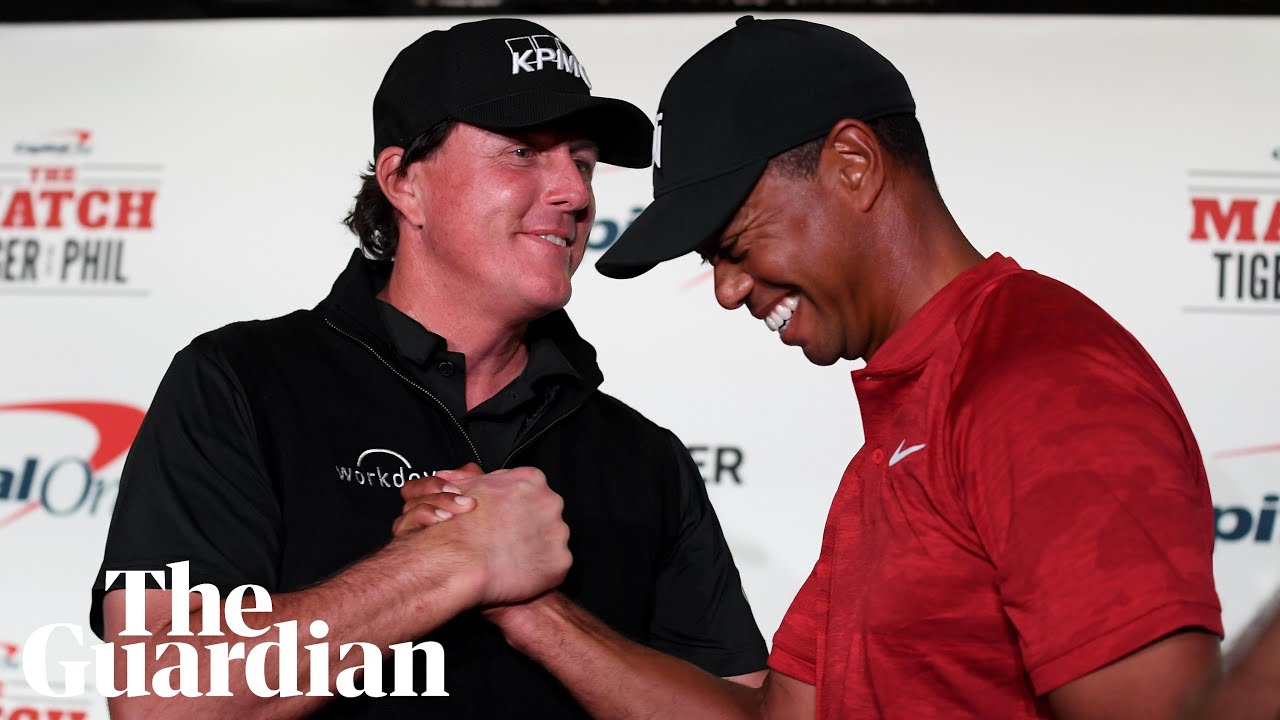 Tiger Woods and Phil Mickelson's attempt to face-off ends in laughter