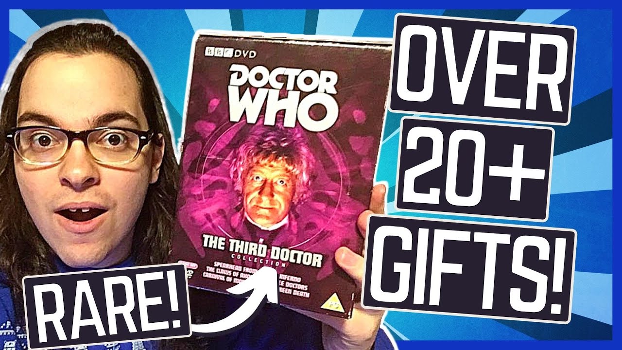 Unboxing One of the Rarest Doctor Who Box Sets! (20+ Doctor Who Gifts) from John Fischer! + Giveaway