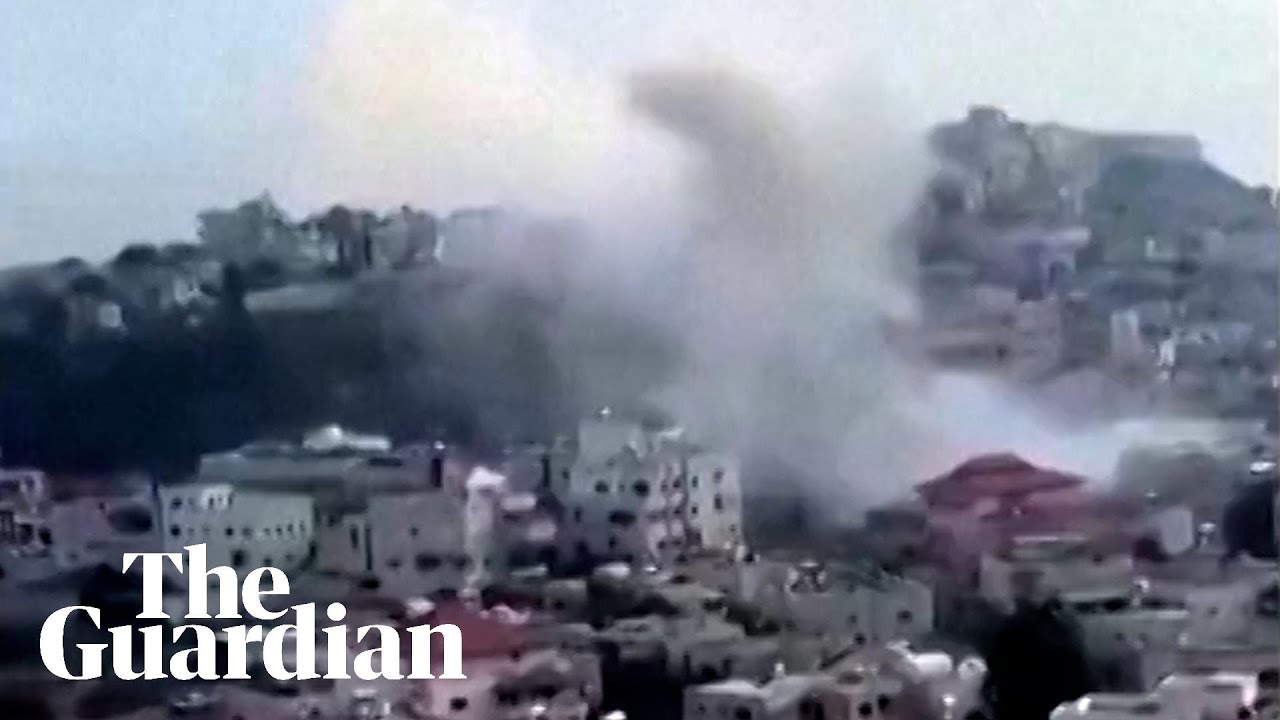 Moment rocket strikes Israeli-occupied Golan Heights, killing 12 children