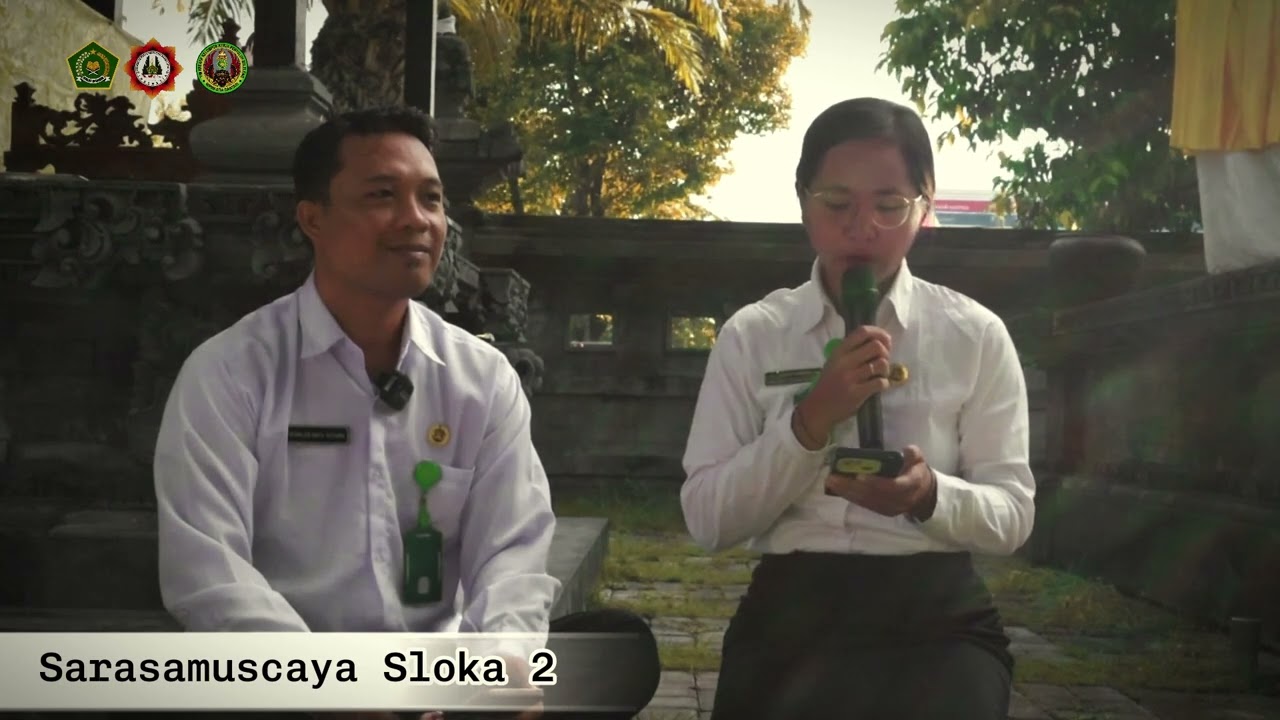Pembacaan "Sloka Saramuccaya 2"