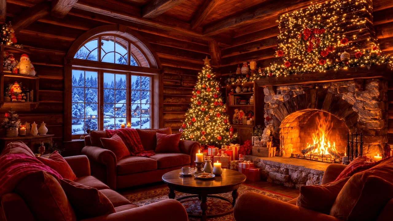 Calm Fireplace Jazz for Study – Smooth Instrumental Jazz Ambience for Deep Focus Time