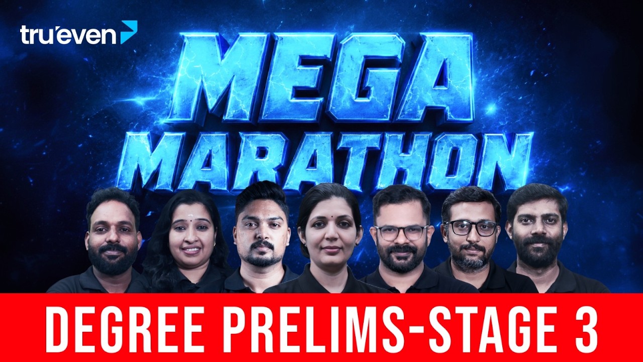 DEGREE PRELIMS MARATHON 2026 STAGE 3 🔥🔥 | DEGREE PRELIMS 2026 | DEGREE PRELIMS REVISION CLASS