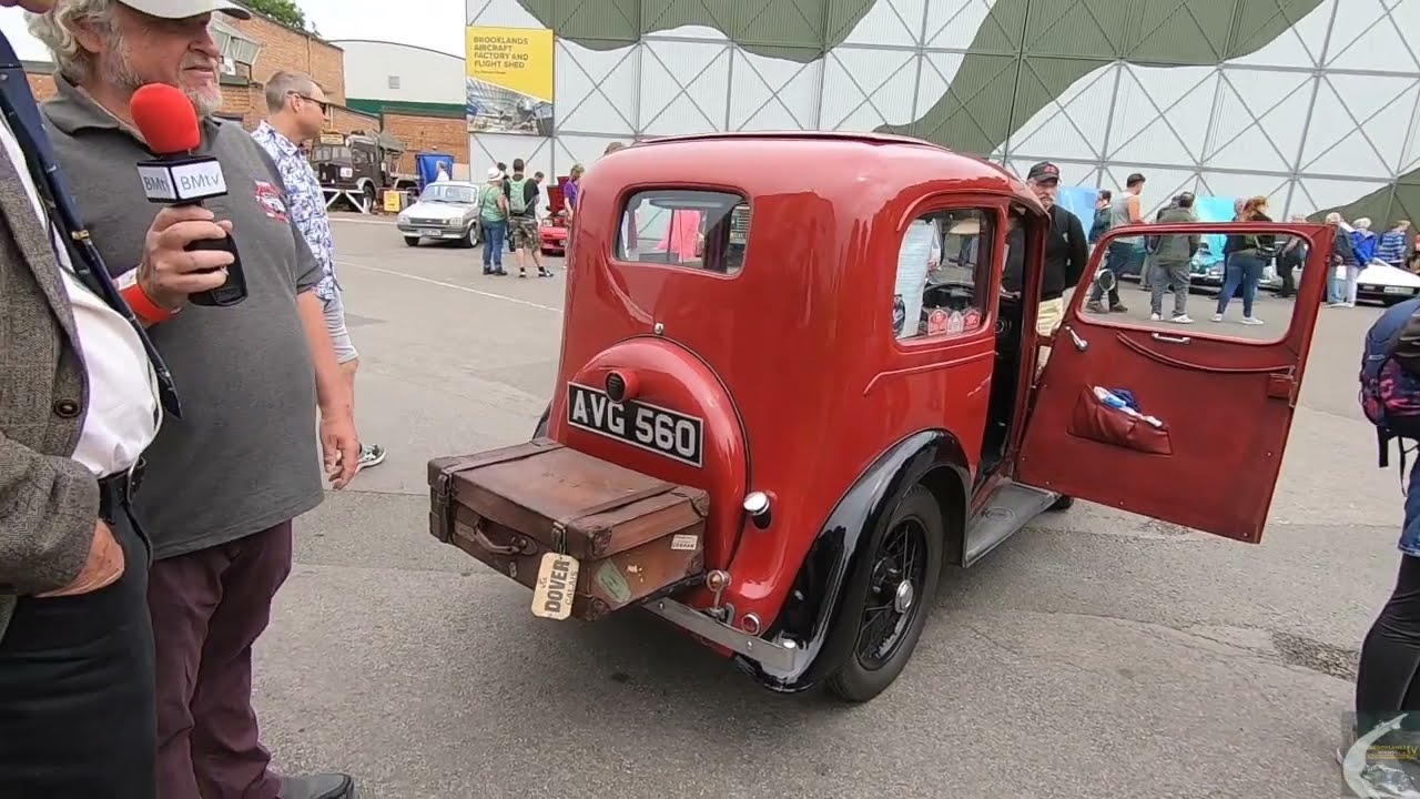 2022 Brooklands Double 12. 1938 Austin 7 Ruby с Крисом и Триш