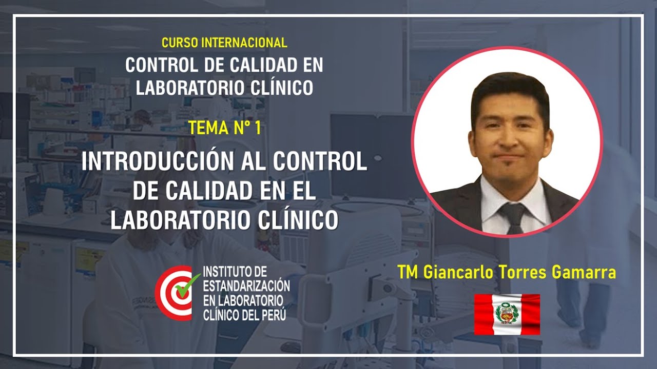 INTRODUCCIÓN AL CONTROL DE CALIDAD EN EL LABORATORIO CLÍNICO