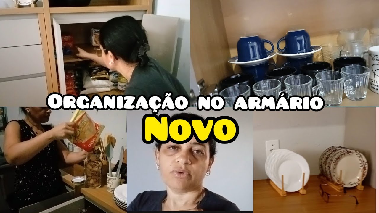 Daily vlog finalmente chegou o dia de desembalar as coisas organizar armário novo 🙏minha cozinha 💕
