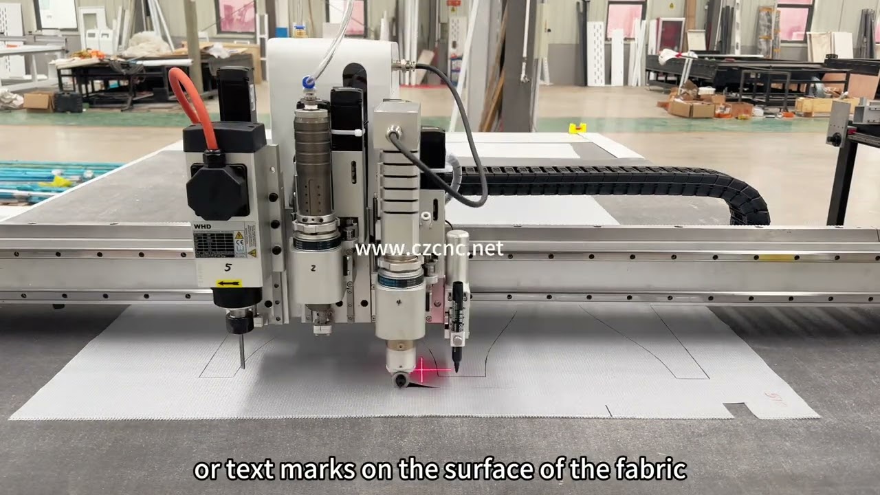 CNC Automatic Fabric Cutting Machine With Marking Pen