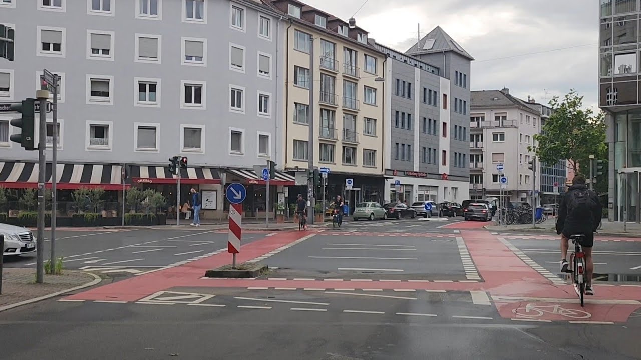Driving in Germany A drive through the Top city of Frankfurt PLEASE LIKE&SUBSCRIBE 