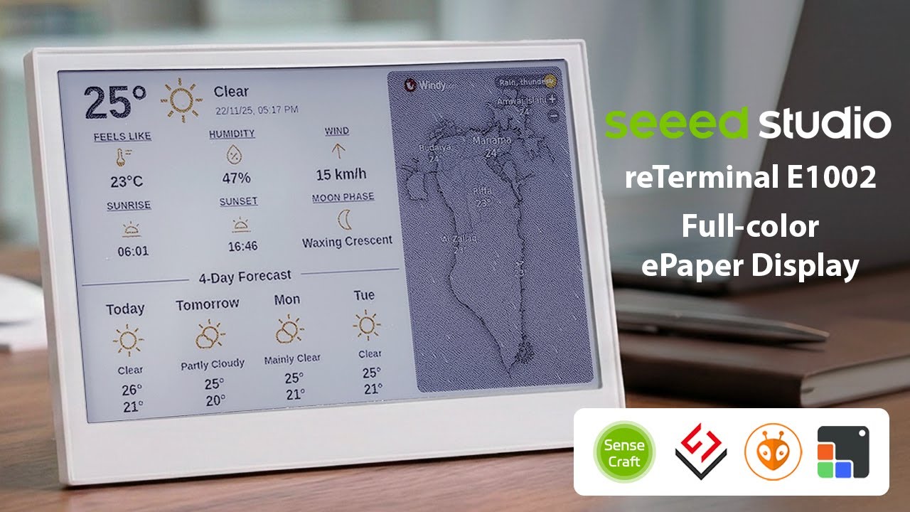 @SeeedStudioSZ reTerminal Dashboard: настраиваемый пользовательский интерфейс с SenseCraft HMI | ...