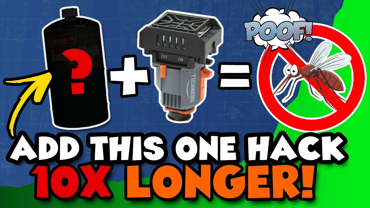 Thermacell Backpacker Gen 2 Mosquito Repellent PROPANE HACK is INSANE! | MUST WATCH!