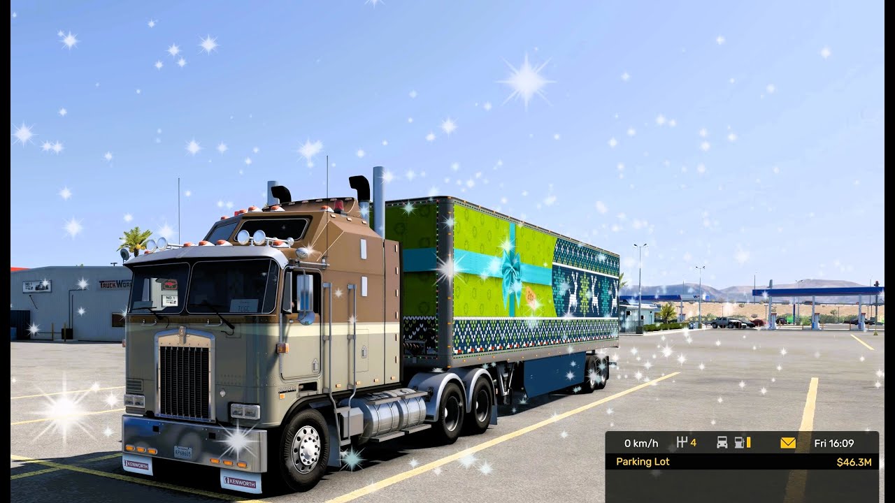 Strange Things In American Truck Simulator - Kenworth K100 E - Cummins ISX15 600HP - 4K60 