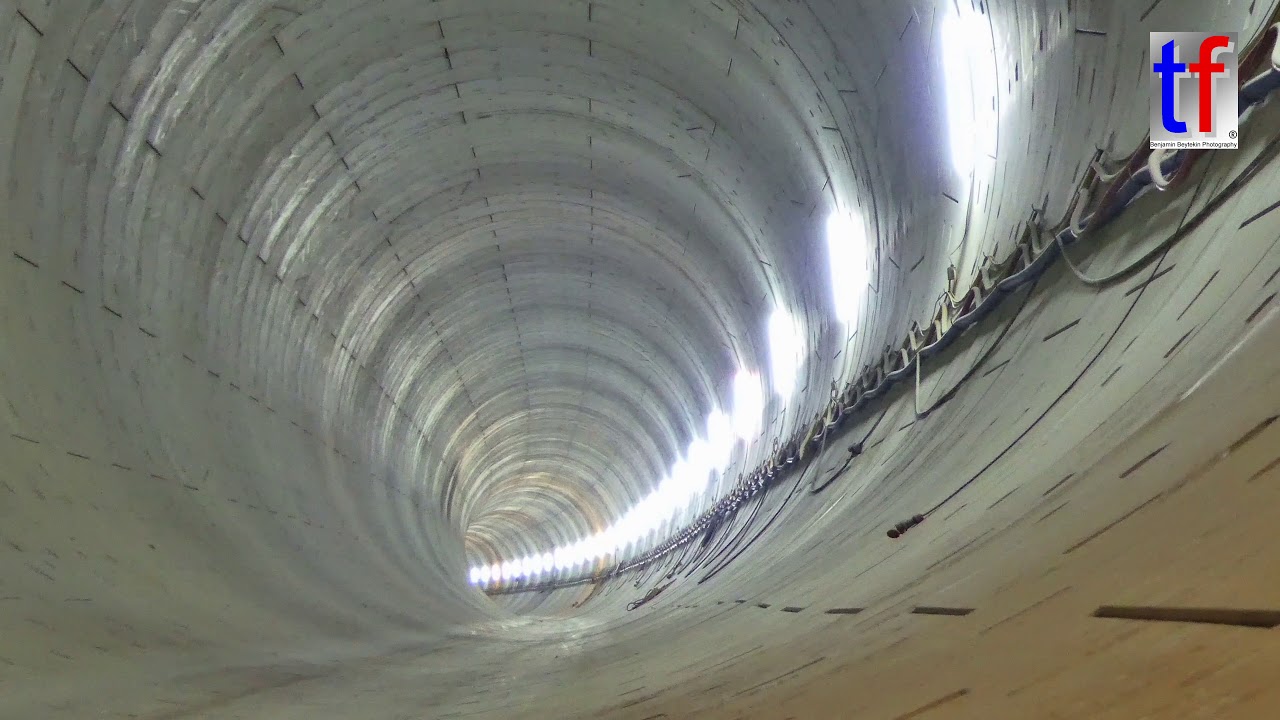 Bahnprojekt Stuttgart - Ulm: kurzer Blick in den Bo&szlig;lertunnel, 08.02.2018.