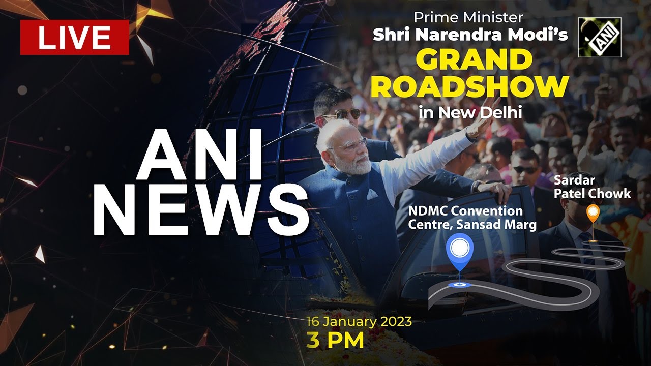 Live: PM Modi holds mega roadshow from Sardar Patel Chowk to NDMC Convention Centre, Sansad Marg