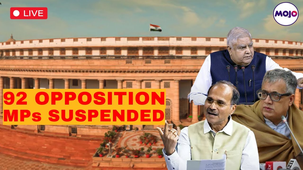 Rajya Sabha LIVE | Opposition MPs Suspended | Parliament Attack