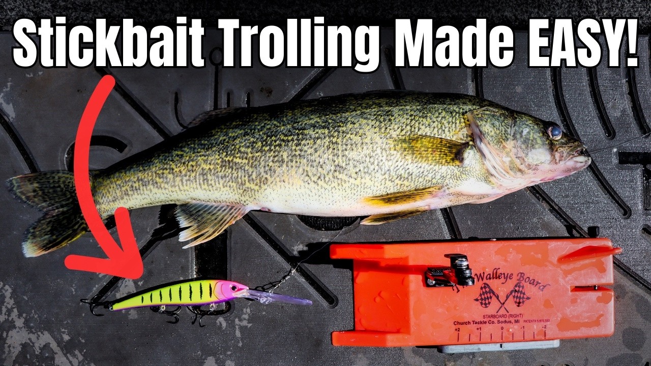 Stickbait Trolling Secrets That Will Help You Catch More Walleye!
