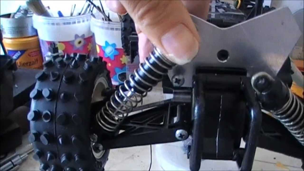 Nikko Dictator restoration - Part 2 - Rear gearbox, shocks and shocktowers