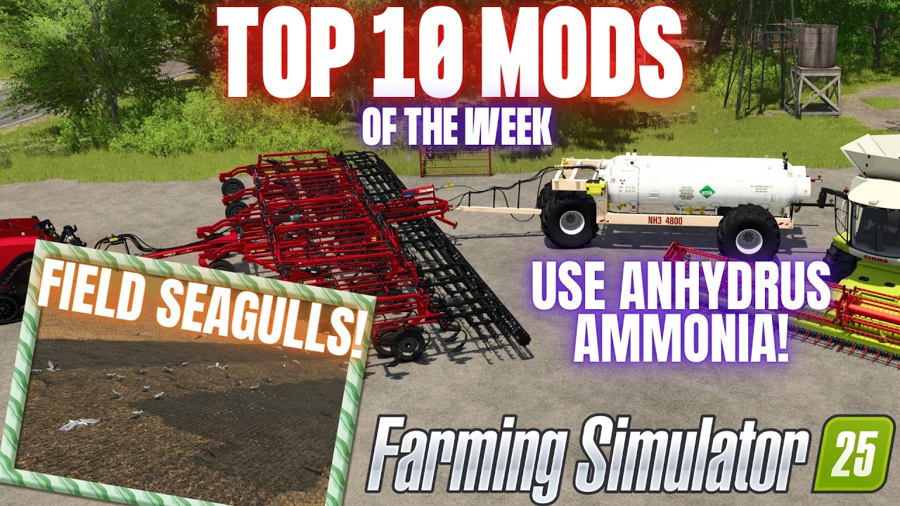 TOP 10 MODS OF THE WEEK - Farming Simulator 25