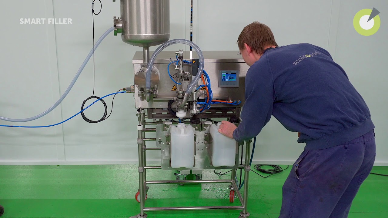 SmartFiller Machine, Small advanced tabletop spouted pouch filler (Scaldopack)