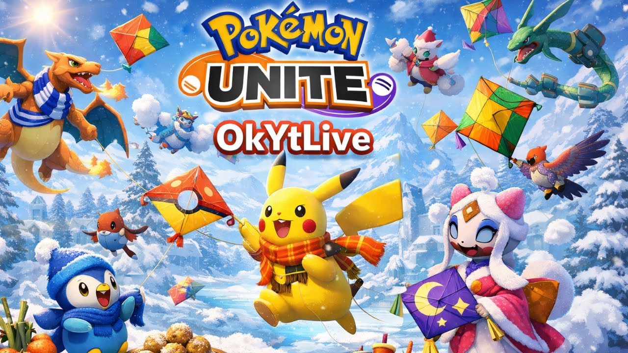 Waiting for new season rank push IN POKEMON UNITE LIVE STREAM