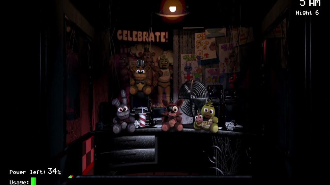 Fnaf 1 Part 2 ( bonus, night 6 )