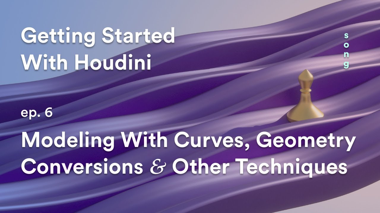 Моделирование с помощью Nurbs, Loft, Revolve, Skin, Converting – Начало работы с Houdini, эпизод 6