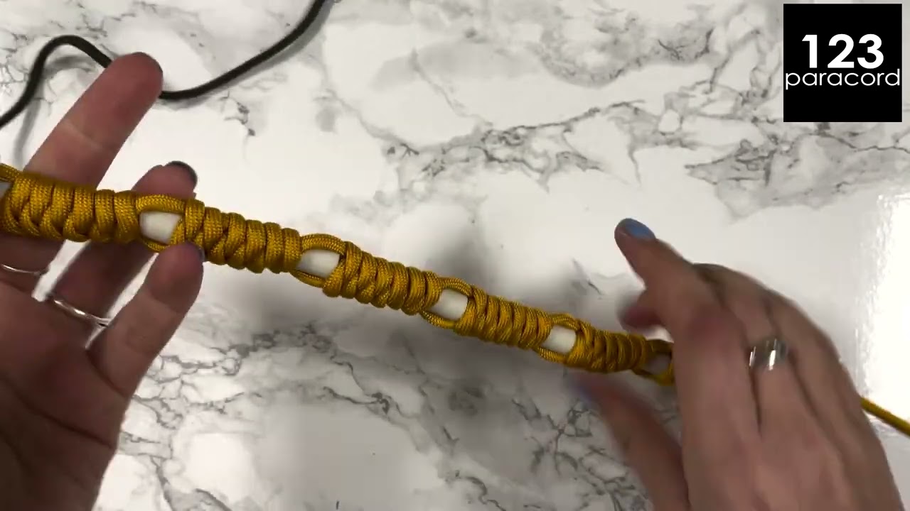 Snake Knot Anti tick collar | Paracord tutorial ENGLISH