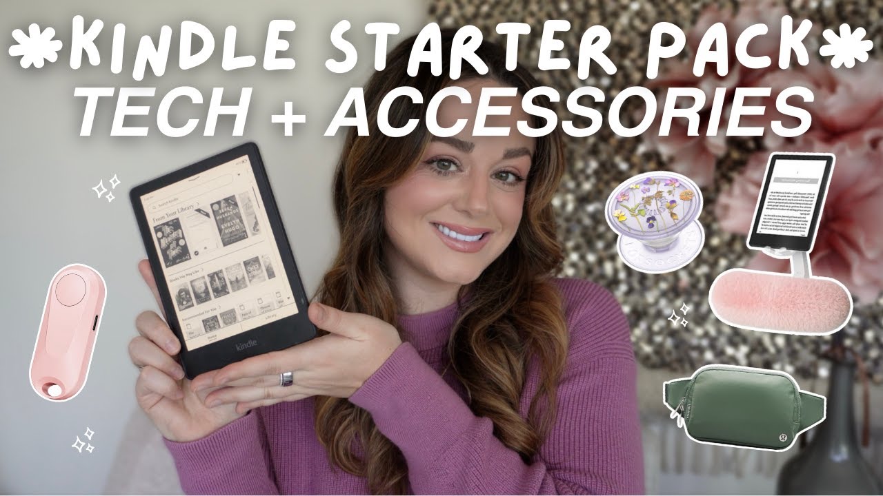 the *ULTIMATE* Kindle starter pack ✨📖 | 10 must-have tech + accessories for kindle girlies