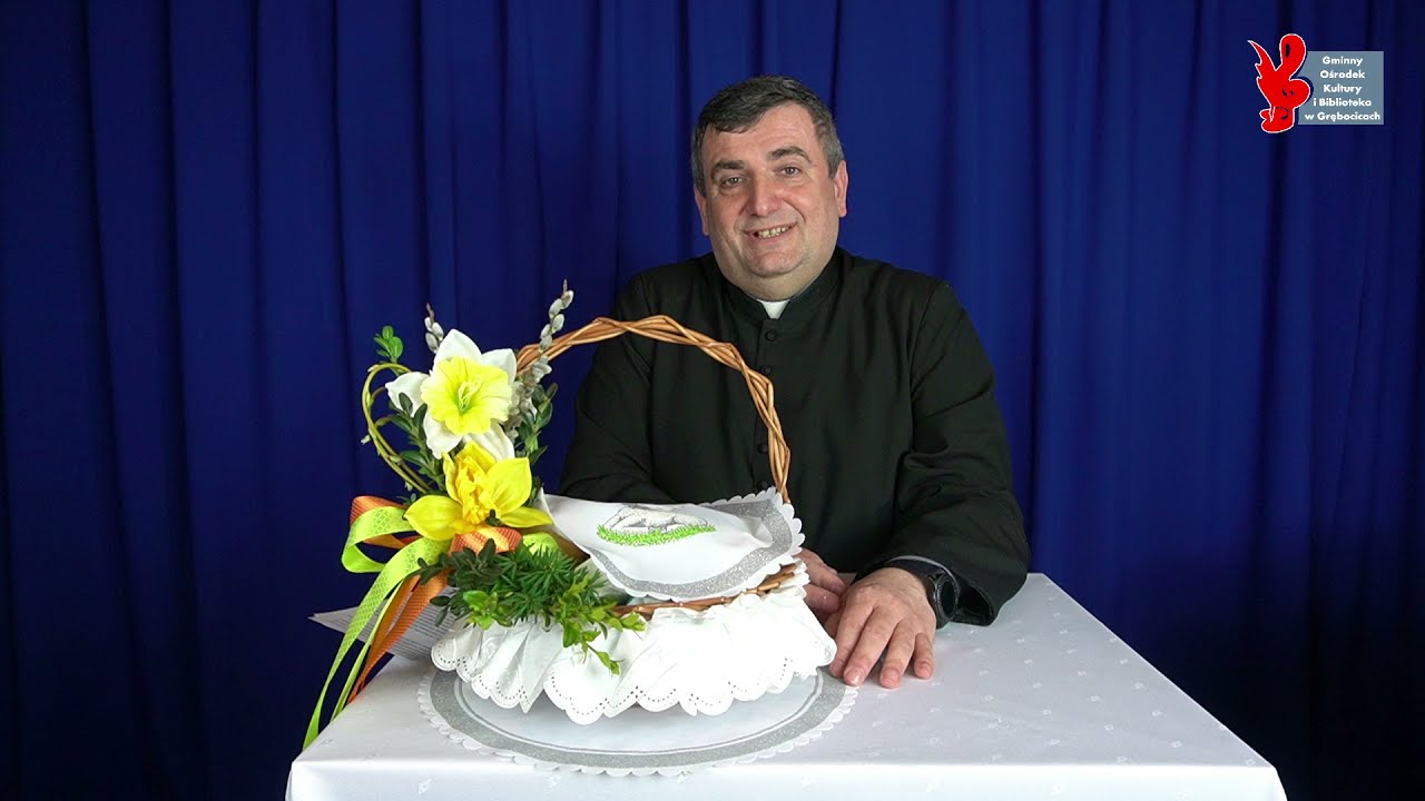 Symbole Wielkanocne w koszyczku