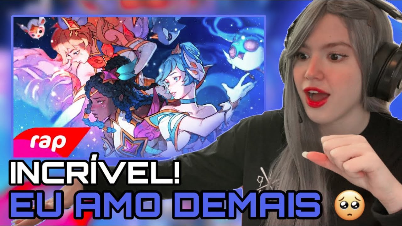 REAGINDO ao Rap das Guardiãs Estelares (League of Legends) - GAROTAS MÁGICAS | 7 MINUTOZ | CK Animes