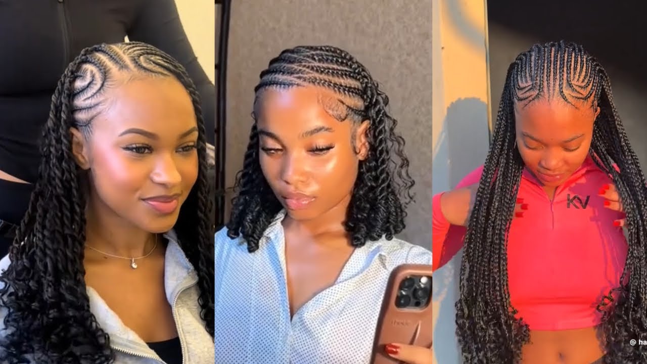 2025 Fulani braids hairstyle inspiration | hairtok for black girls #fyp #fulanibraids 