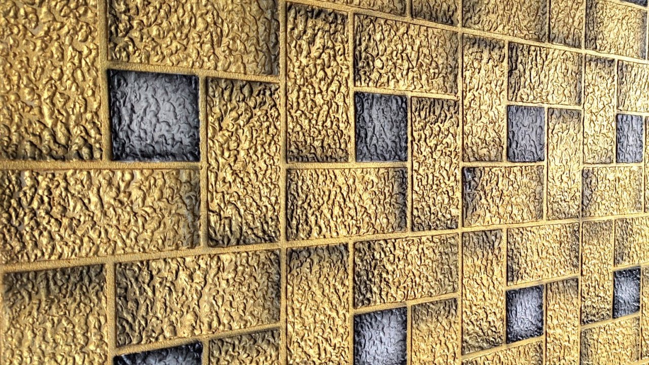 BRICK WALL PAINTING TEXTURE DESIGN!! TEXTURE DESIGN!! MATALIC GOLD DESIGN