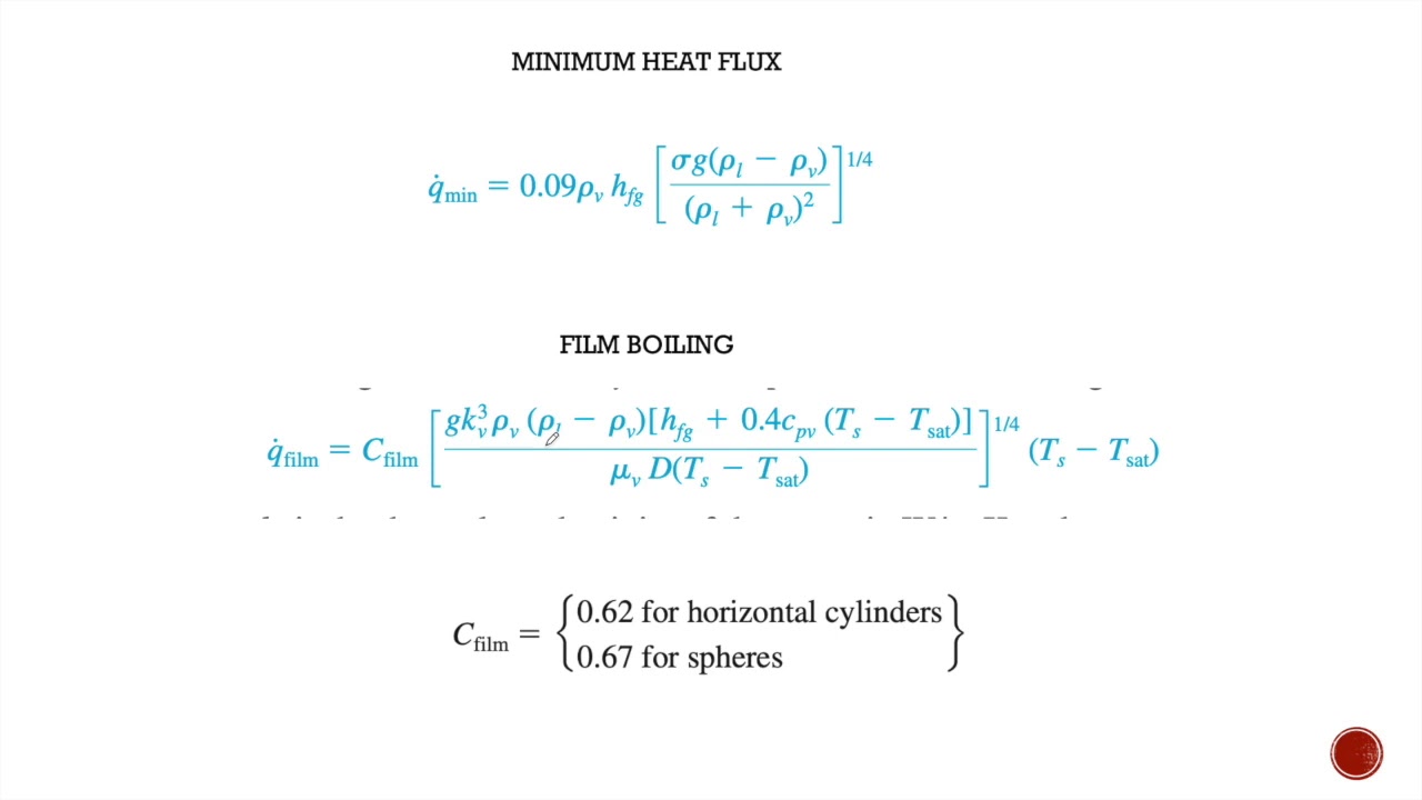 Chapter 5.1.1 Special Topic - Equation in Boiling