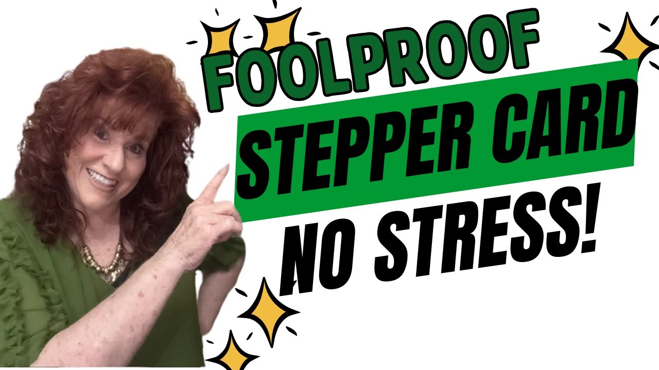 The Foolproof Stepper Card You'll ❤️. NO MEASURING HEADACHES!