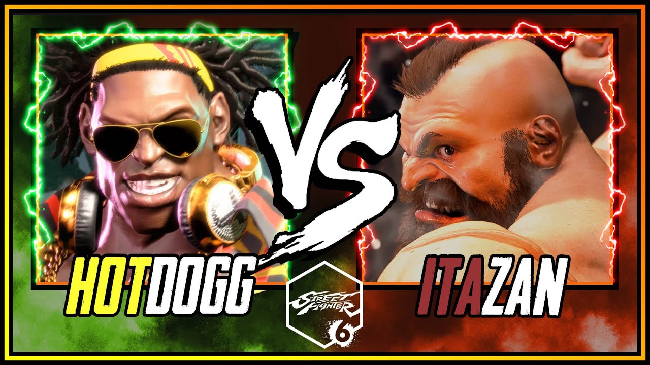 SF6 ➣ ITAZAN ( ZANGIEF ) VS HOTDOGG ( DEEJAY ) 4K ACTION