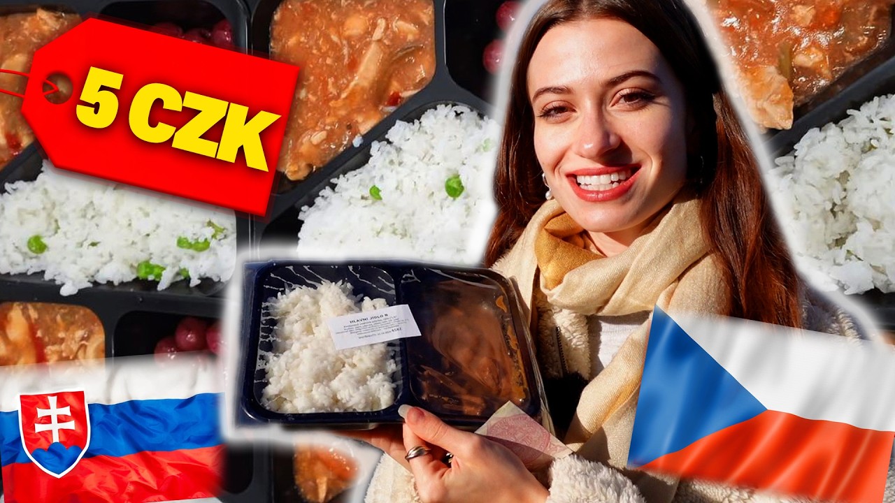 OCHUTNALA SOM NAJLACNEJ&Scaron;IE JEDLO V 🇨🇿/🇸🇰