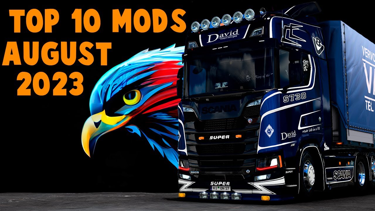 ETS2 1.48 TOP 10 BEST MODS AUGUST 2023
