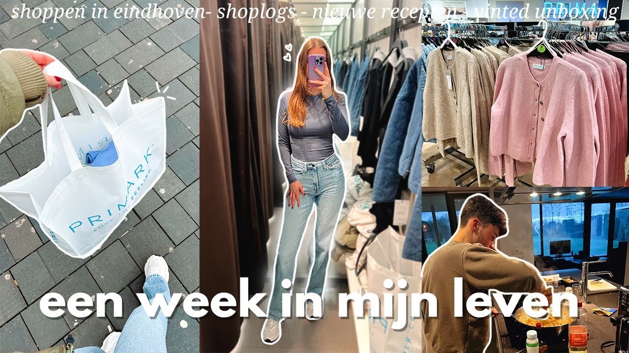 WEEKVLOG ⭐️ dagje shoppen in eindhoven 🛍 shoplogs & nieuwe recepten proberen 👩🏽‍🍳 ☆ Zenne Bakens