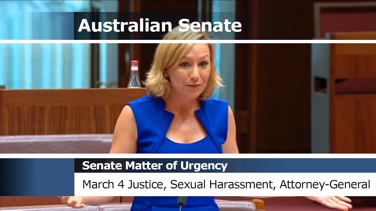 Senate Matters of Urgency - March 4 Justice, Sexual Harassment, Attorney-General