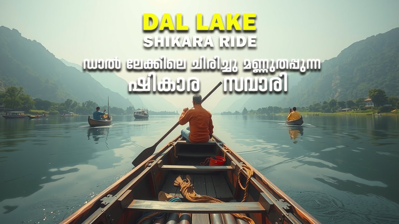 MUTTON HARISSA & FUN SHIKARA RIDE IN DAL LAKE P-11|ഡാൽ ലേക്കിലെ ചിരിച്ചു മണ്ണുതപ്പുന്ന ഷികാര സവാരി