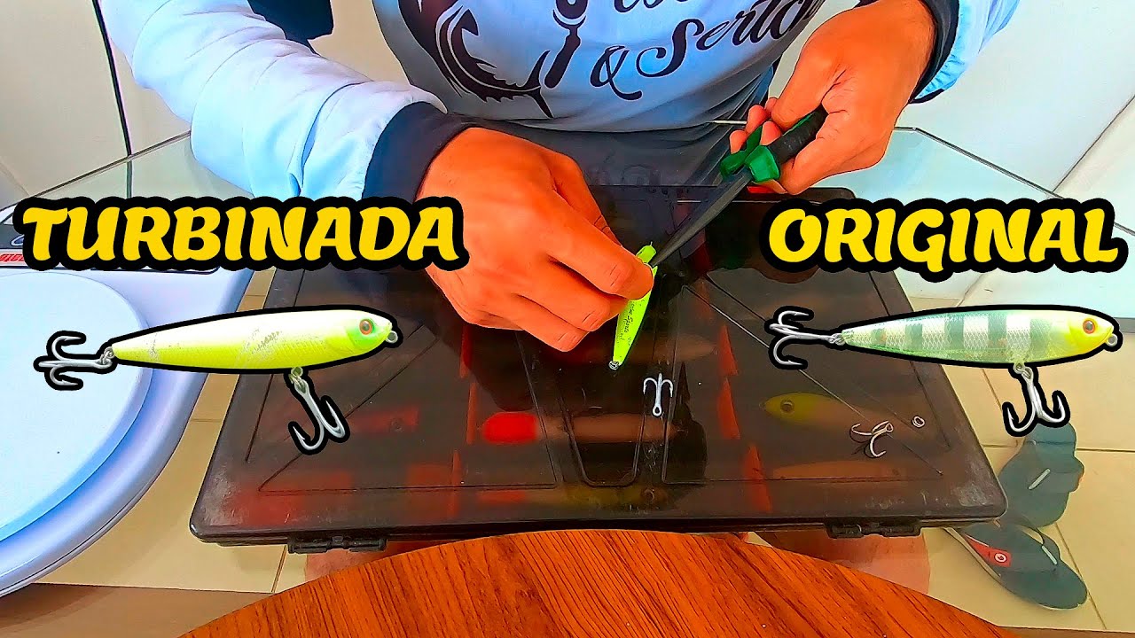 ISCA TURBINADA TROCANDO AS GARATEIAS SEM DESBALANCEAR, PESCARIA.