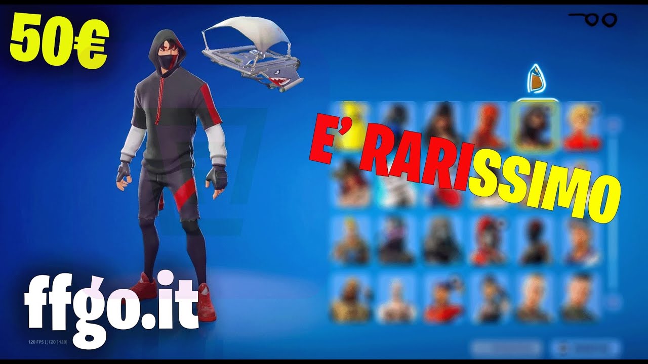 Compro un account di fortnite a soli 50€ su ffgo.it