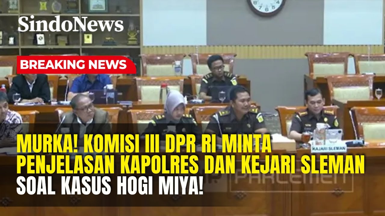 DPR Panggil Kapolresta Sleman Terkait Suami Kejar Jambret Malah Jadi Tersangka | Breaking News|28/01
