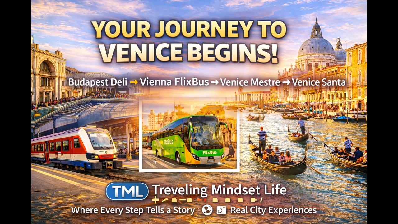 How I Reached Venice 🇮🇹 | Budapest, Vienna, Mestre to Santa Lucia #travel #ytshorts #venice #shorts