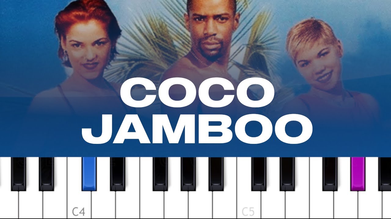 Mr.President - Coco Jamboo (piano tutorial)