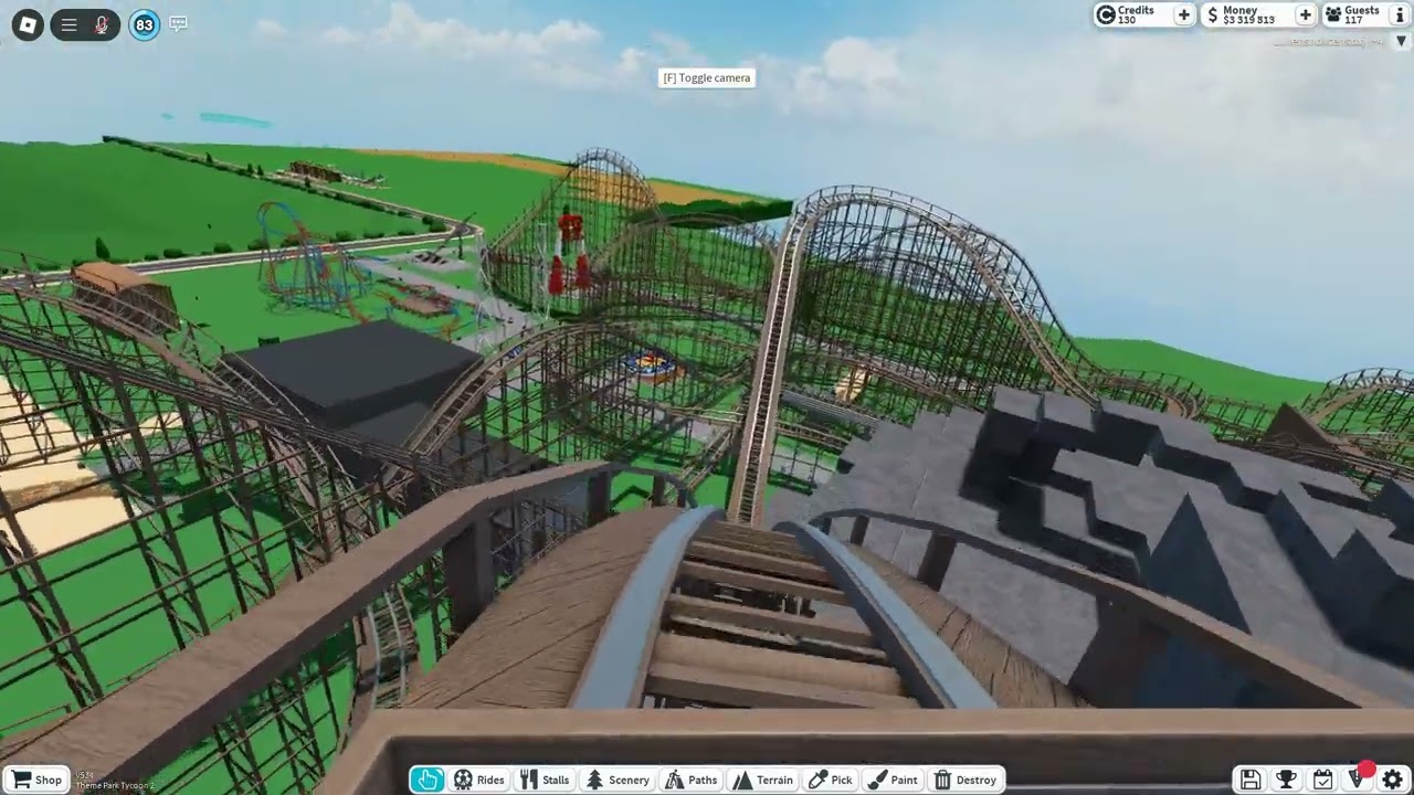wooden coaster VRRoblox