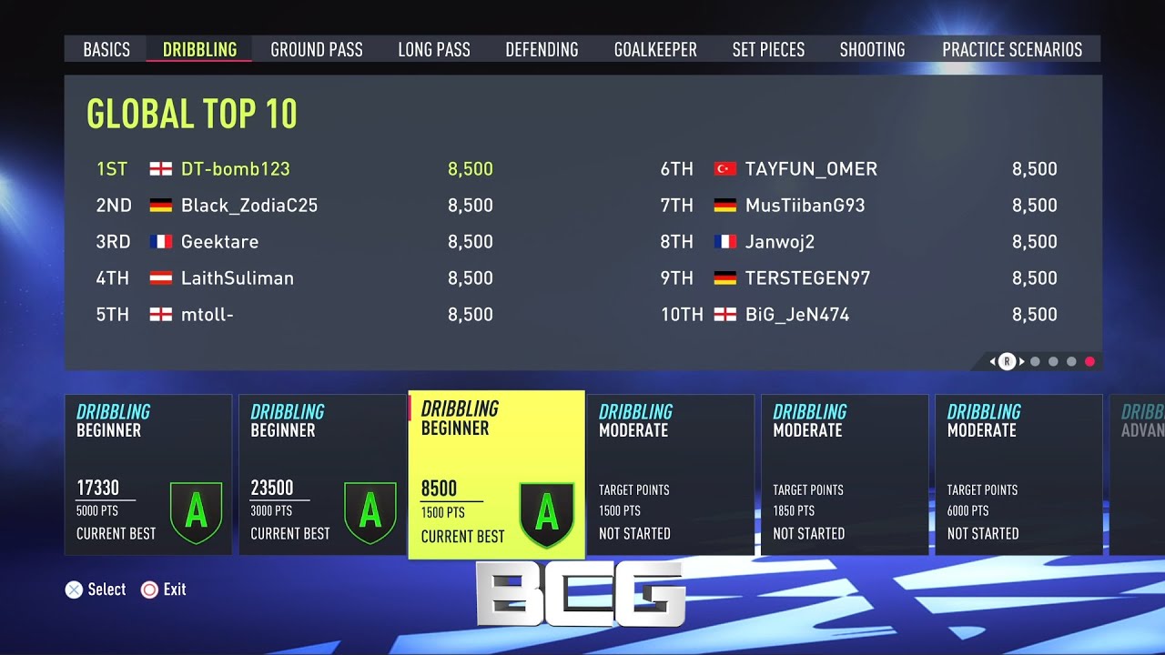 Fifa 22 Skill Games Path To Goal Dribbling Beginner Level