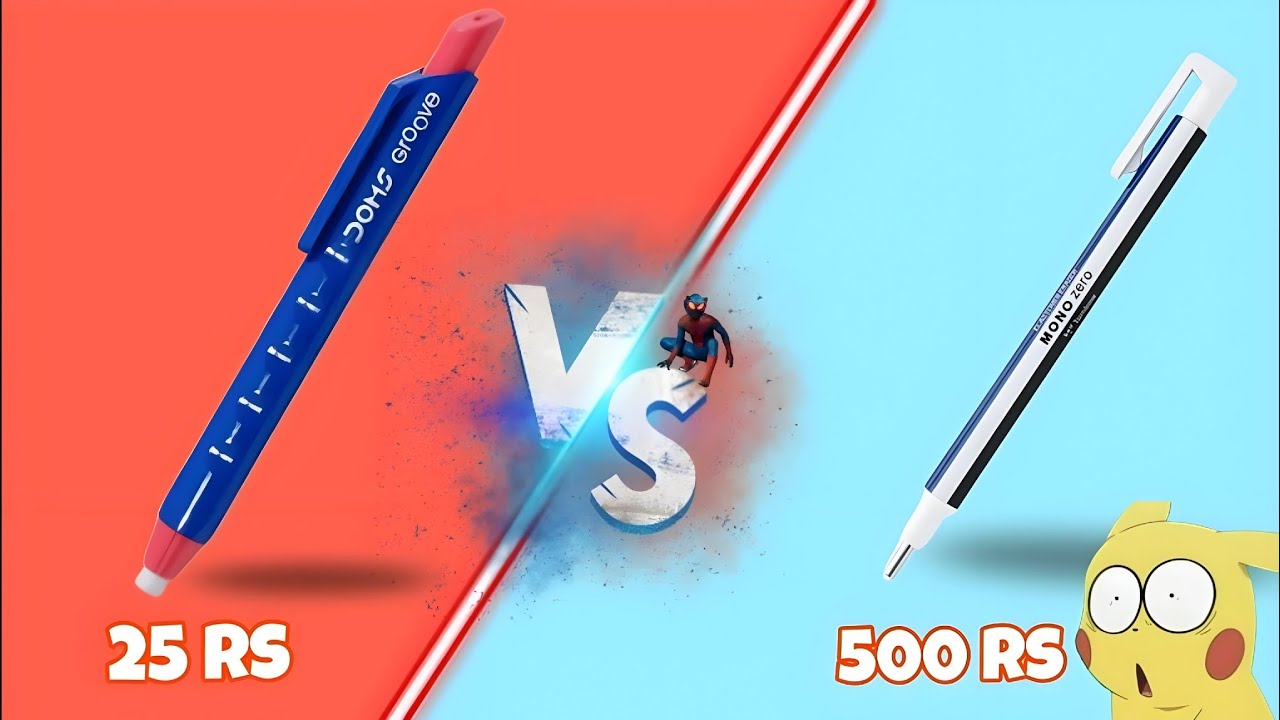 ₹25 vs ₹500 Eraser: Best Eraser for Artists? 🤔