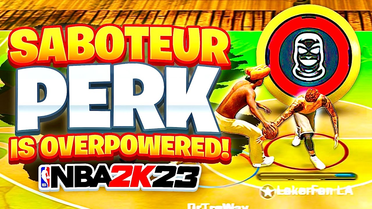 THE TAKEOVER PERK THAT WILL BREAK NBA 2K23 - SABOTEUR TAKEOVER PERK GAMEPLAY