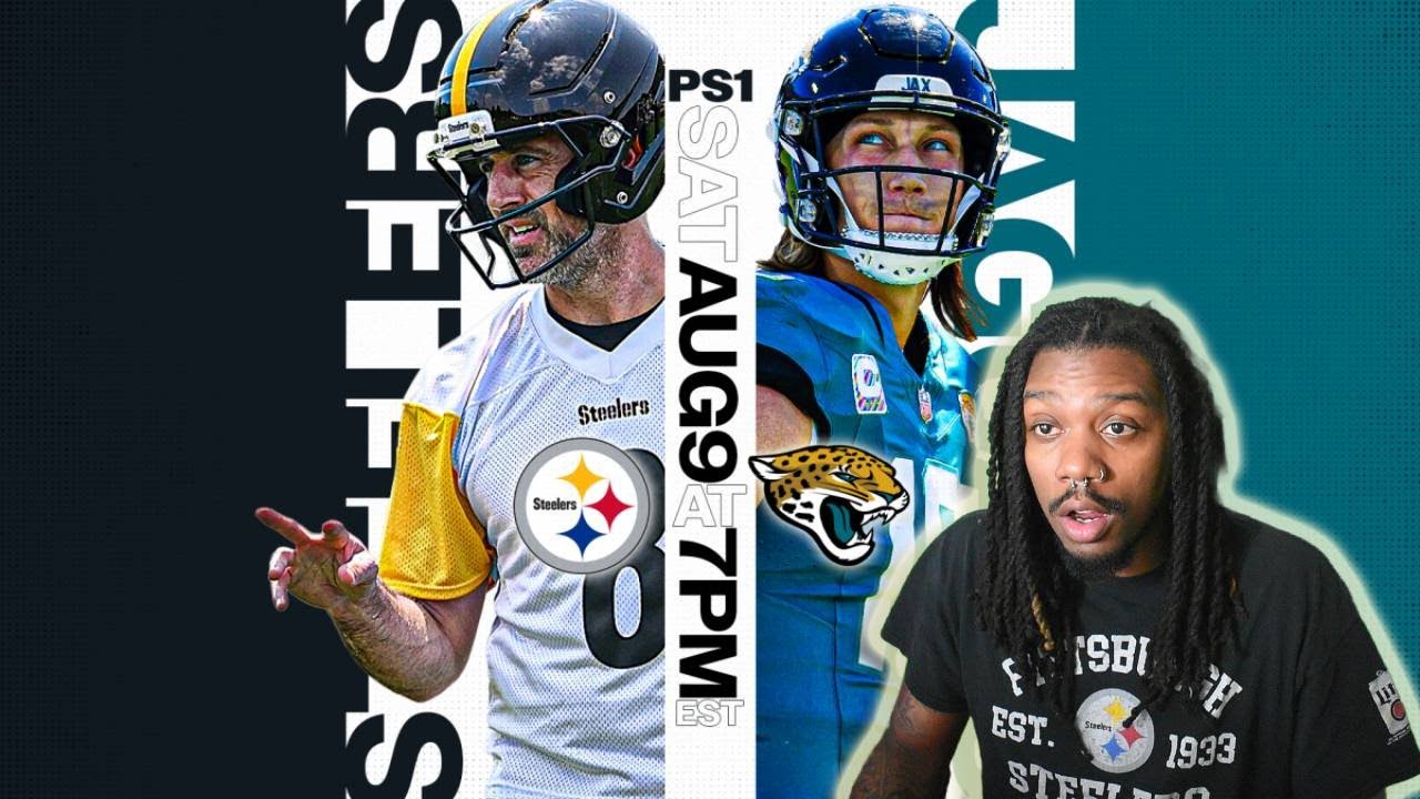 Pittsburgh Steelers vs. Jacksonville Jaguars Game Highlights | 2025 Preseason Week 1 LIVE REACTION!