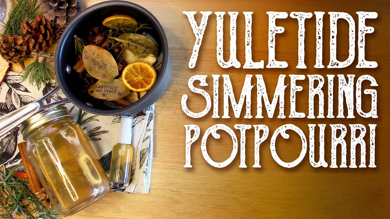 Yuletide Simmering Potpourri Gift - Yule DIY Craft - Magical Crafting - Witchcraft, Winter Solstice