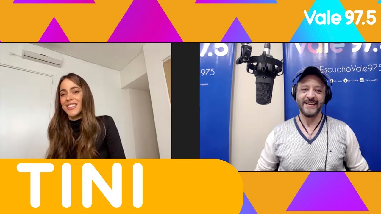 Tini en Vale 97.5 - Entrevista 5/11/2020